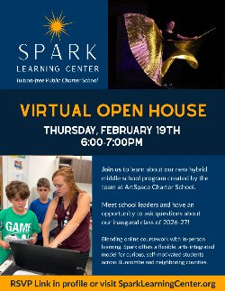 Virtual Open House - Feb 19th 6-7pm, register with RSVP link